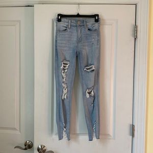 AE Next Level Stretch High Rise Crop Jeggings